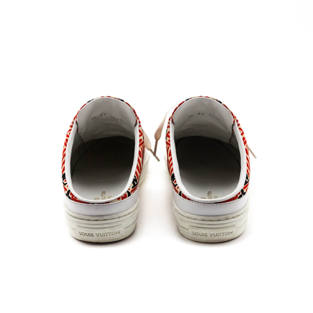 Louis Vuitton Nylon Monogram Crafty Open Back Sneakers Size US 10 | EU 40