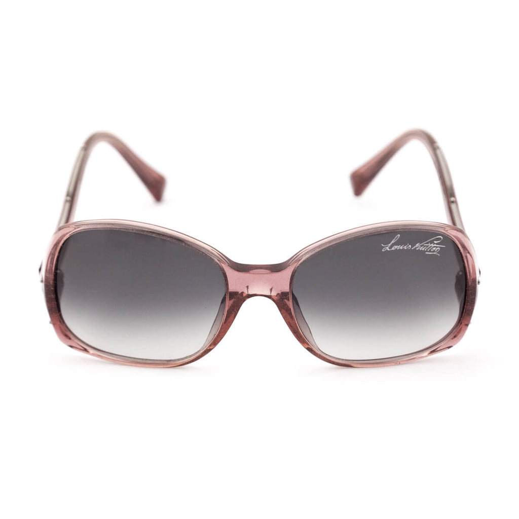 Louis Vuitton Pale Pink Glitter Acetate Gina Sunglasses