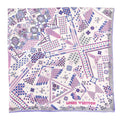 Louis Vuitton Pink & Purple Silk Aiyana Scarf