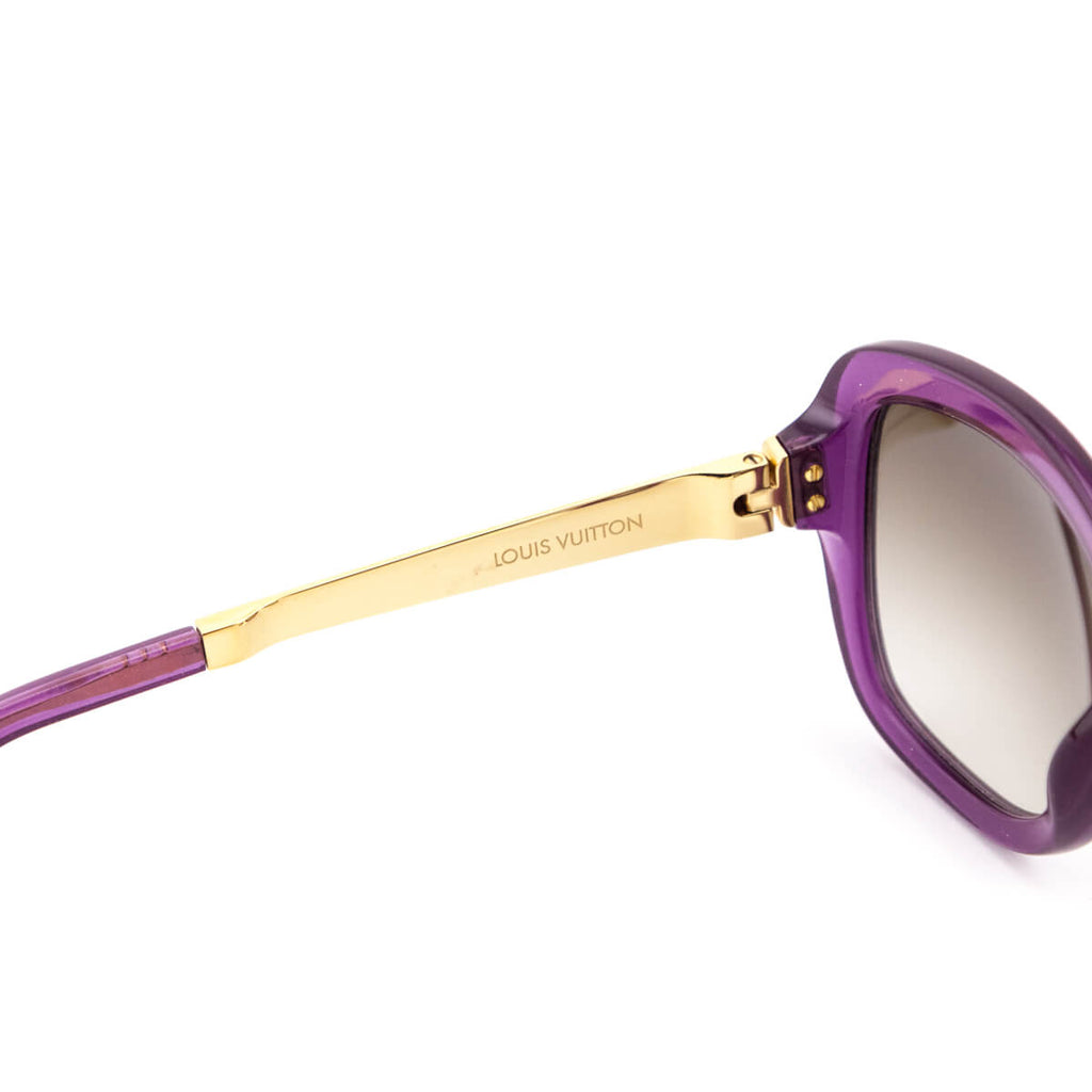 Louis Vuitton Purple Petit Soupson Carre Sunglasses
