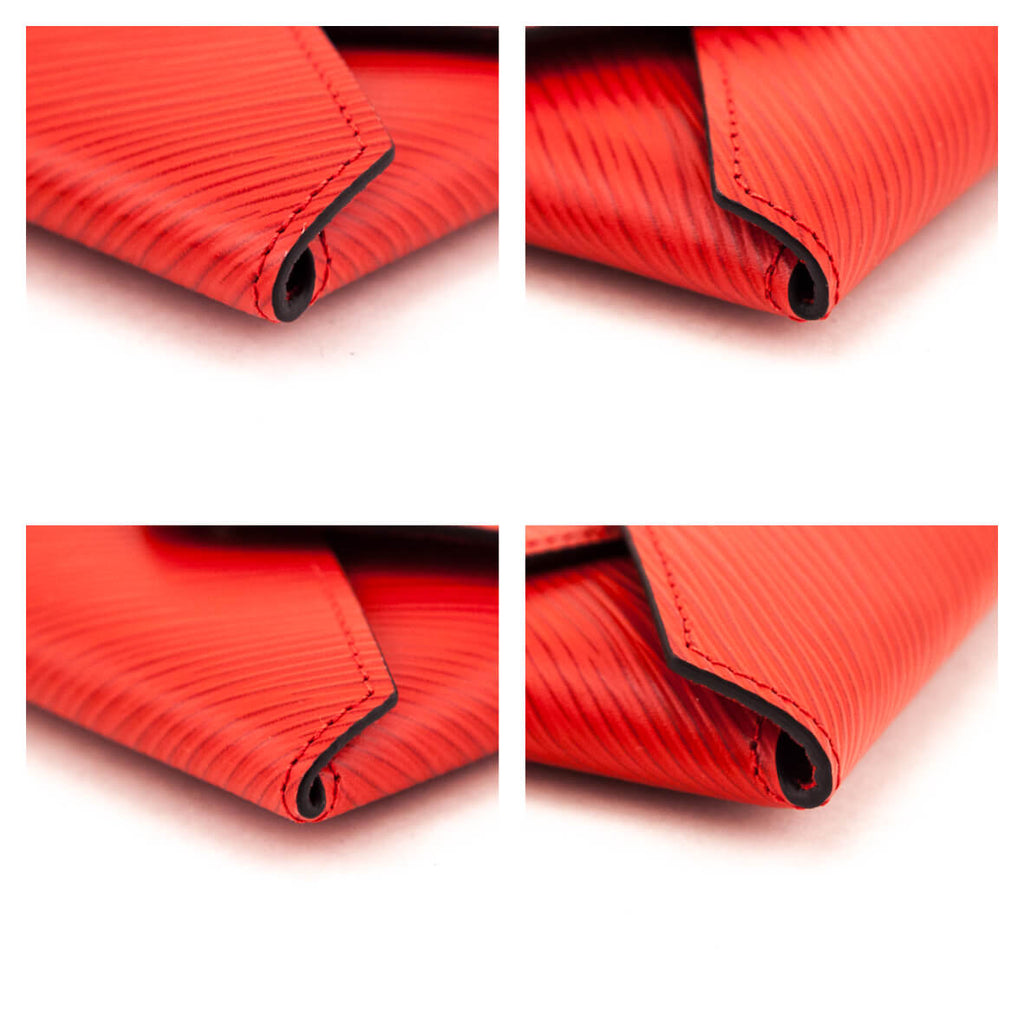 Louis Vuitton Red Epi Small Kirigami Pochette