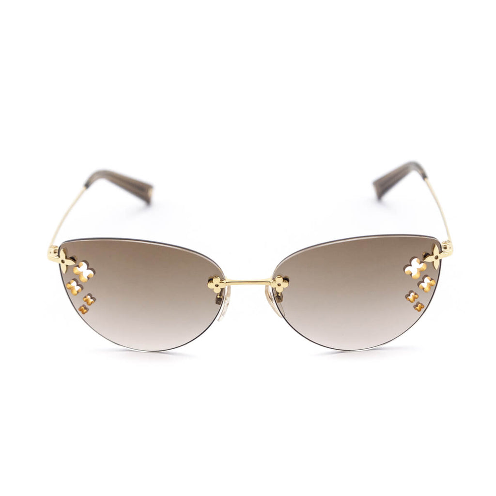Louis Vuitton Rimless Desmayo Cat-Eye Sunglasses