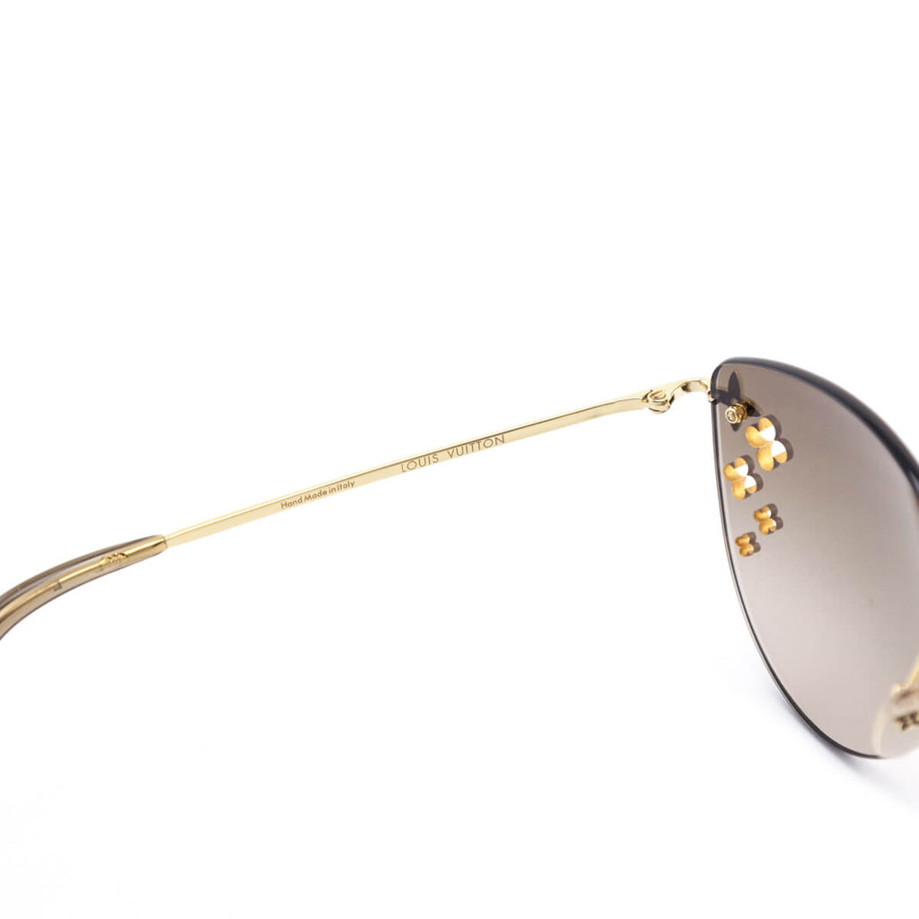 Louis Vuitton Rimless Desmayo Cat-Eye Sunglasses