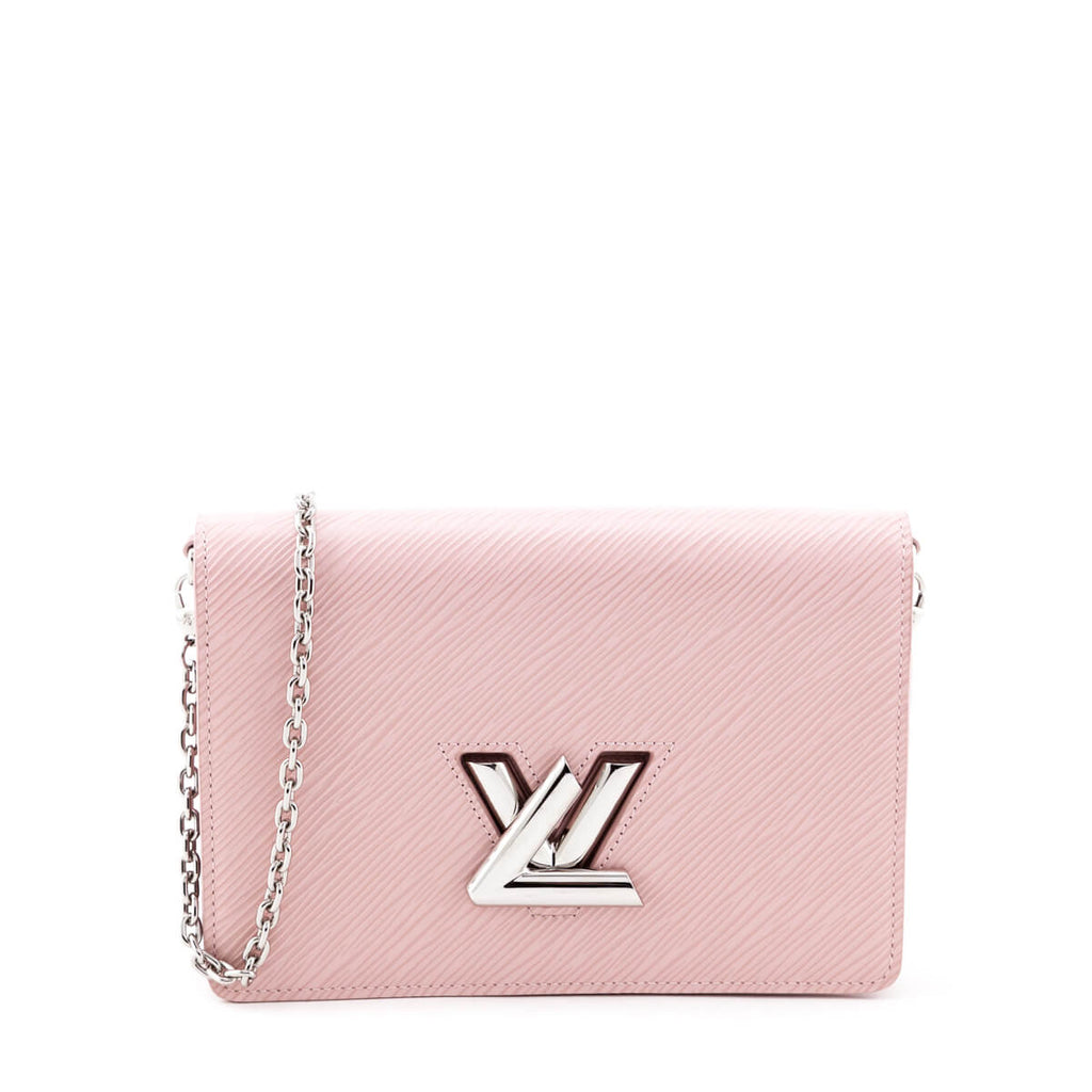 Louis Vuitton Rose Ballerine Epi Twist Belt Chain Wallet