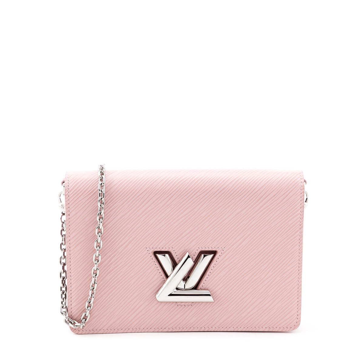Louis Vuitton Rose Ballerine Epi Twist Belt Chain Wallet