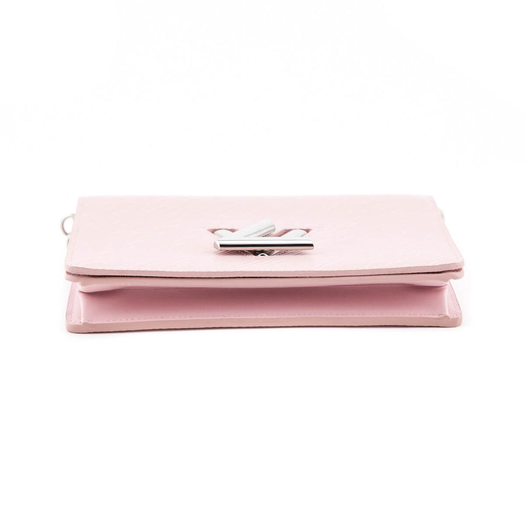 Louis Vuitton Rose Ballerine Epi Twist Belt Chain Wallet