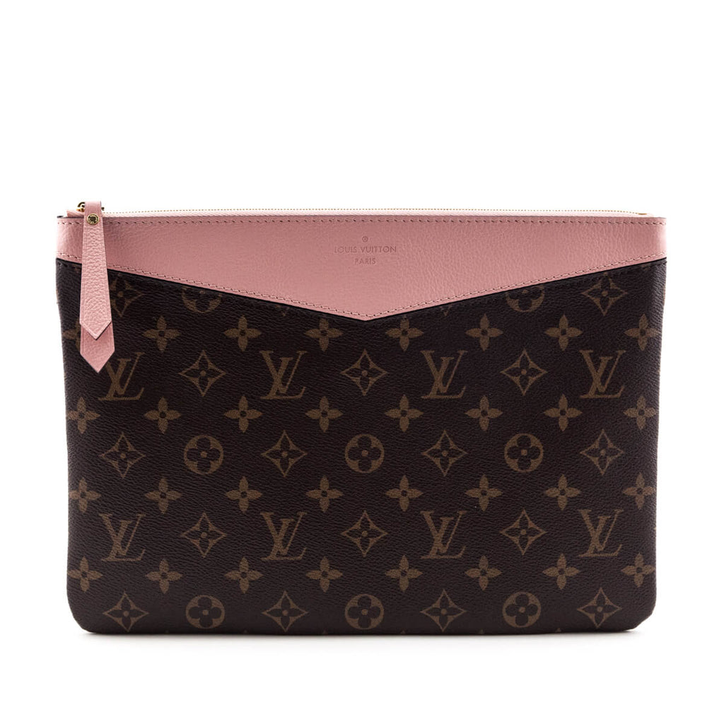 Louis Vuitton Rose Poudre & Monogram Daily Pouch