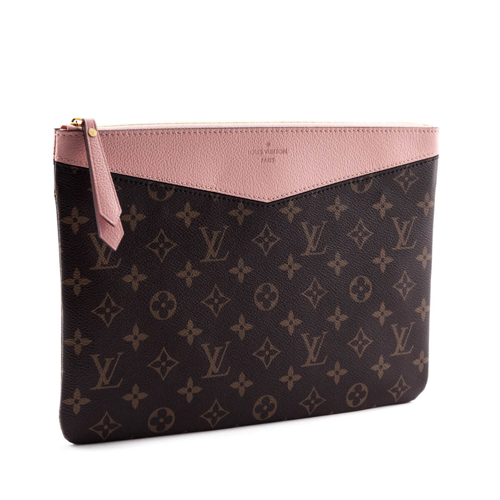 Louis Vuitton Rose Poudre & Monogram Daily Pouch