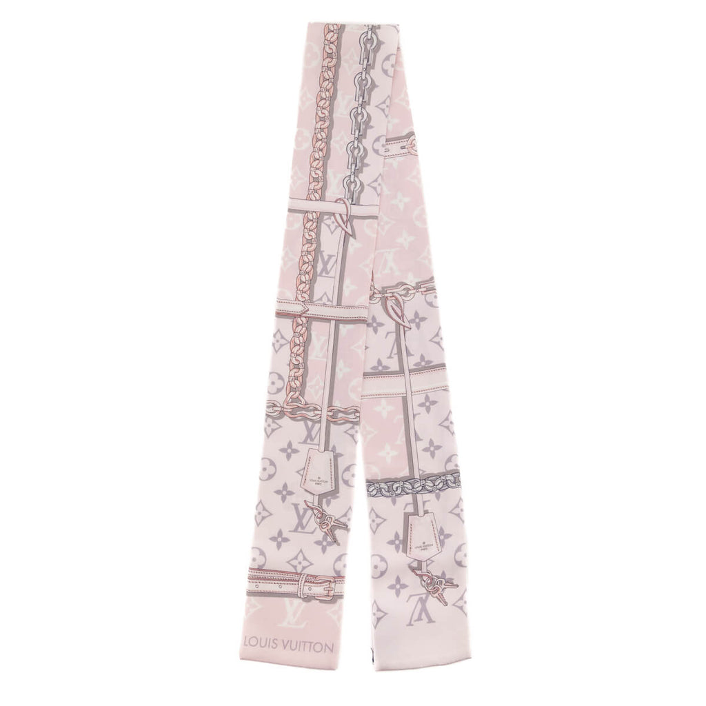 Louis Vuitton Rose Silk Confidential Bandeau