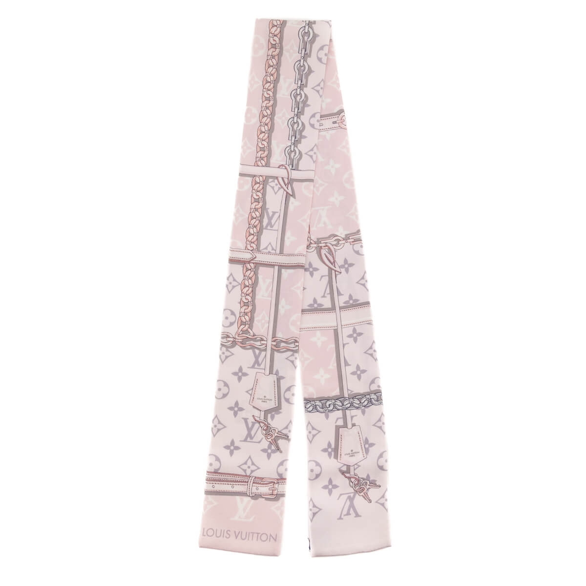 Louis Vuitton Rose Silk Confidential Bandeau