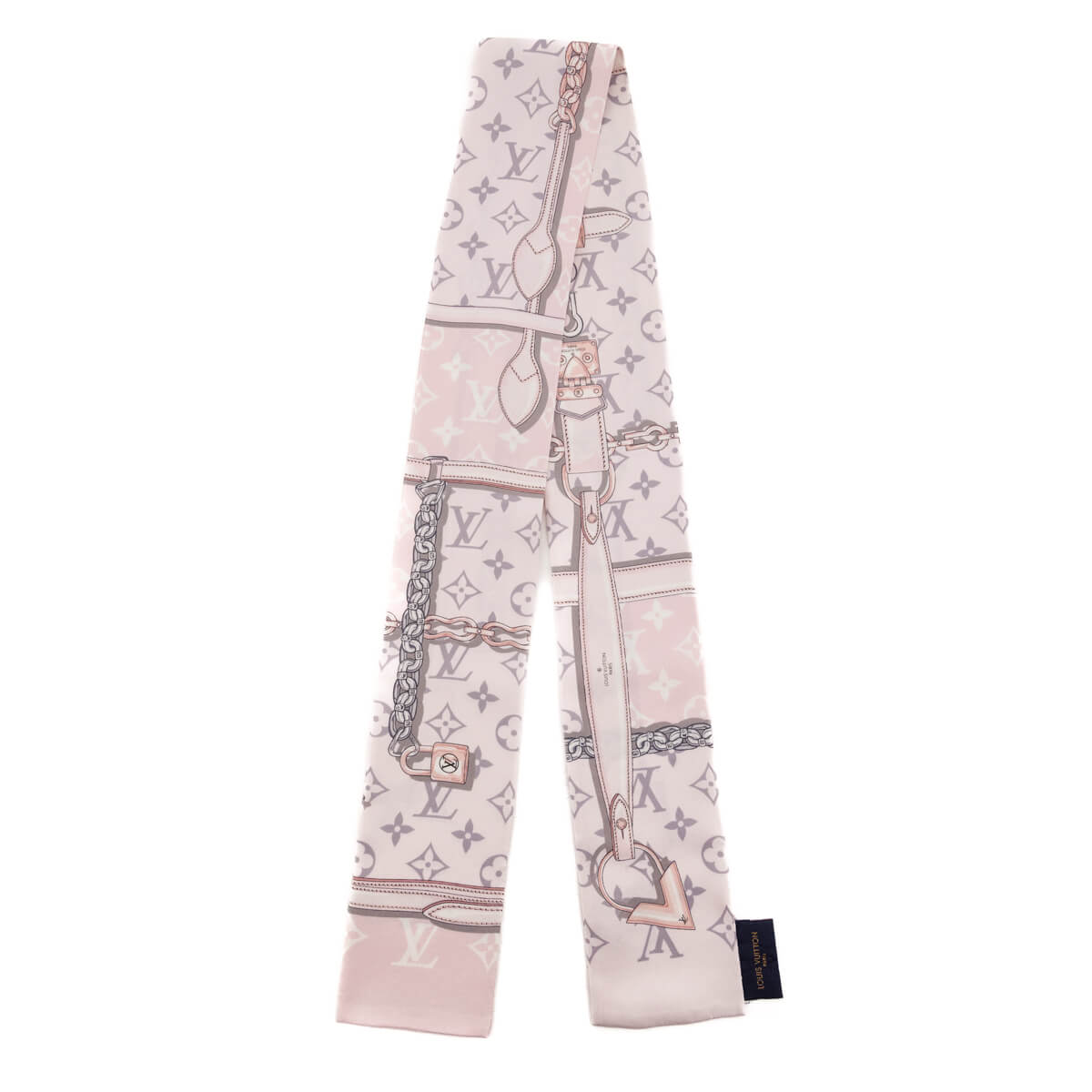Louis Vuitton Rose Silk Confidential Bandeau