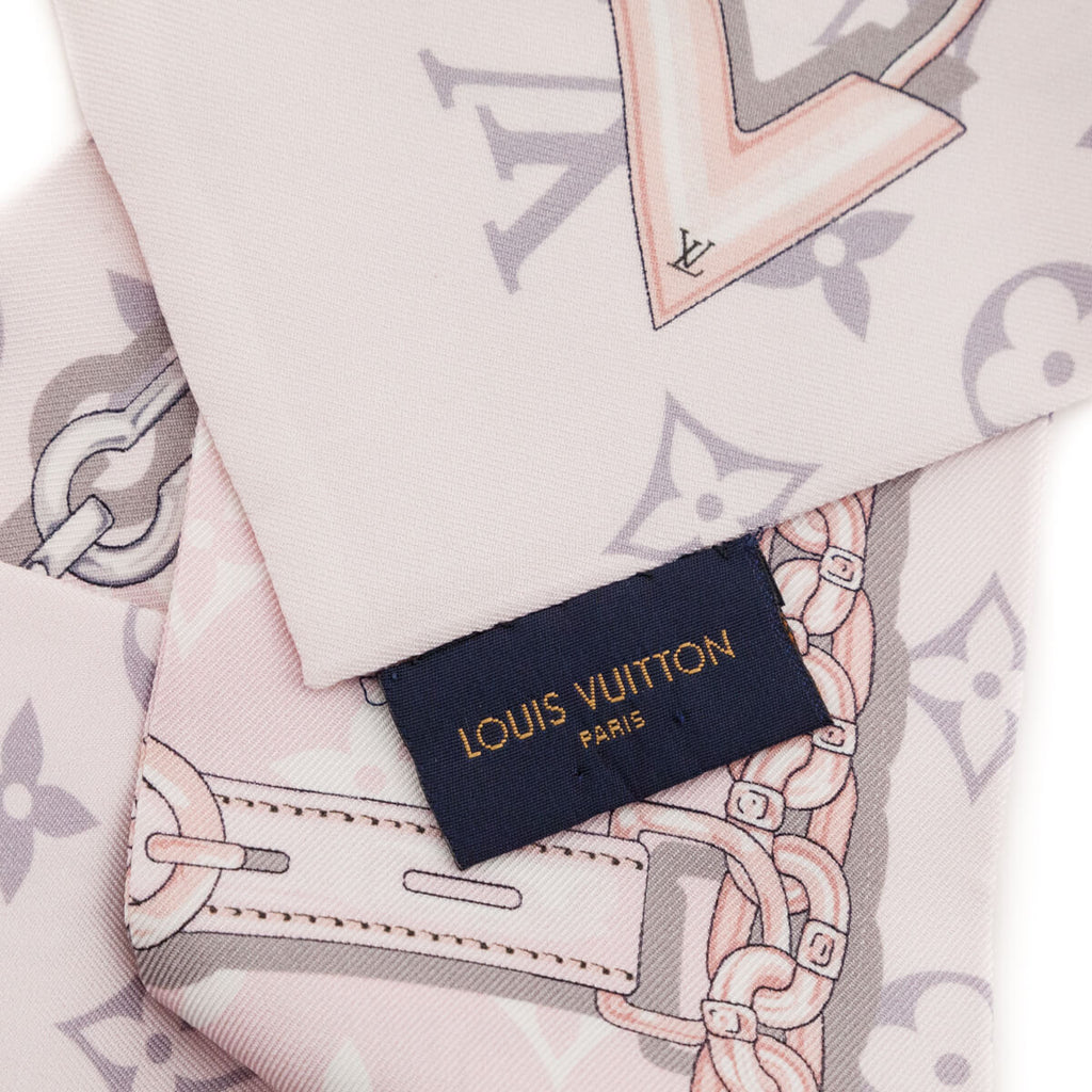 Louis Vuitton Rose Silk Confidential Bandeau