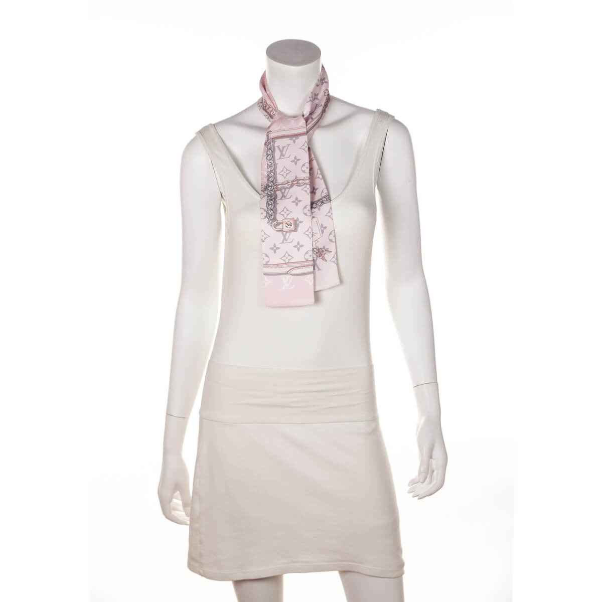 Louis Vuitton Rose Silk Confidential Bandeau