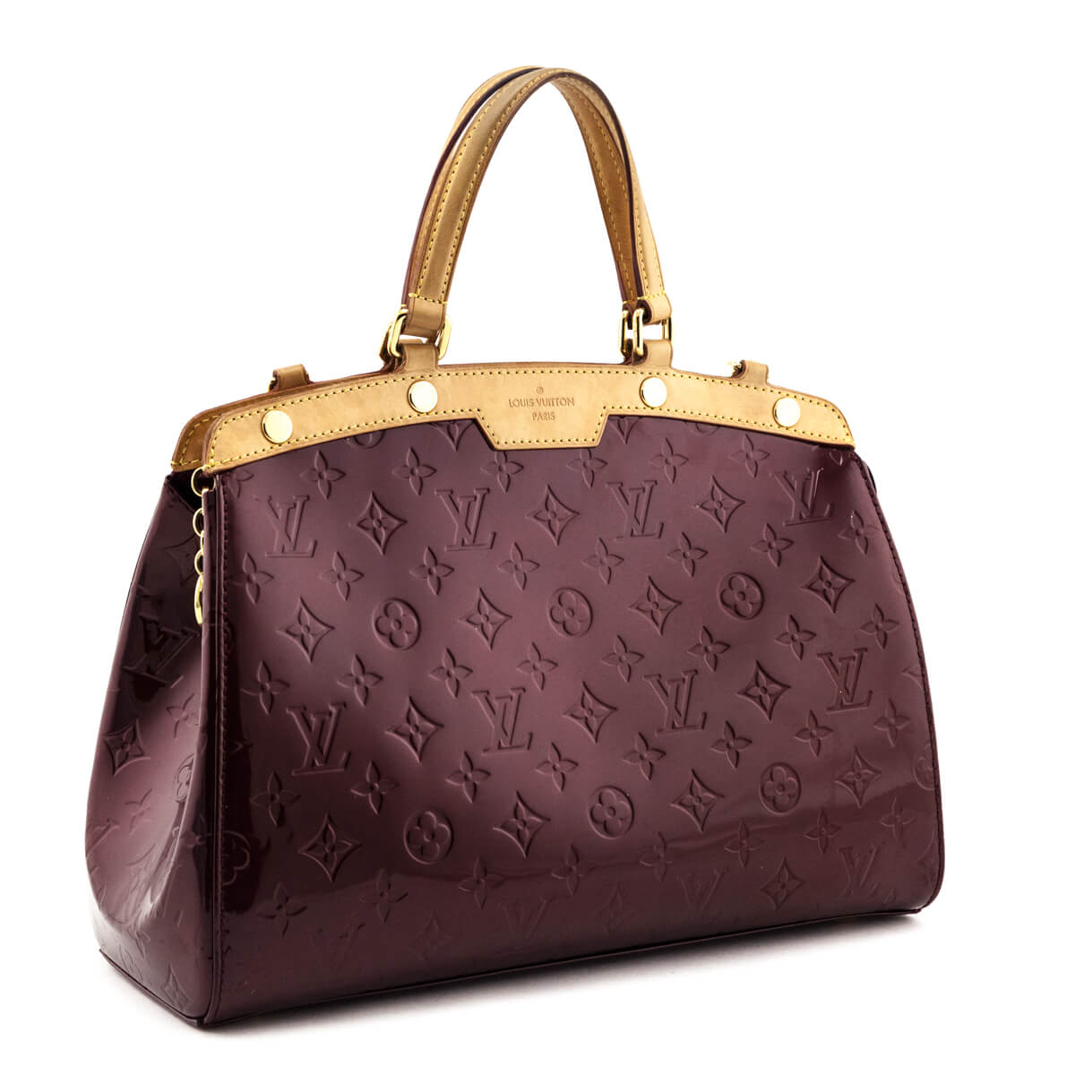 Louis Vuitton Rouge Fauvist Monogram Vernis Brea MM