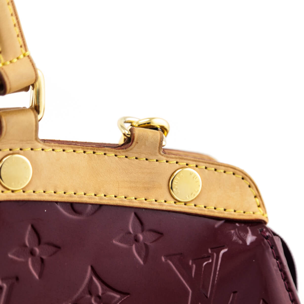 Louis Vuitton Rouge Fauvist Monogram Vernis Brea MM