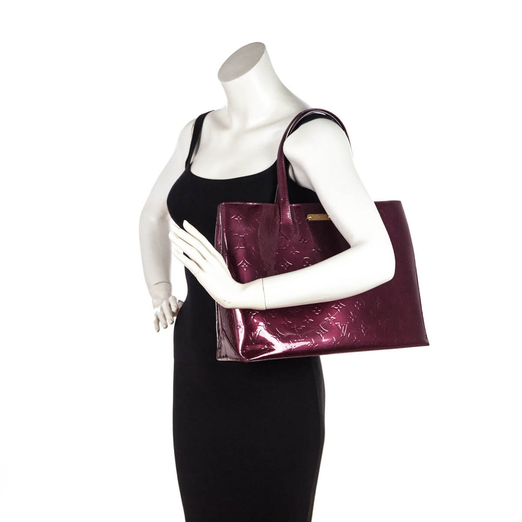 Louis Vuitton Rouge Fauviste Vernis Monogram Wilshire MM