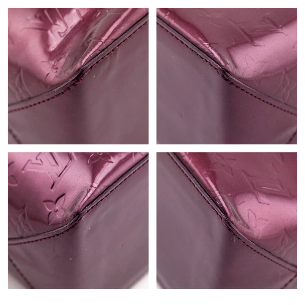 Louis Vuitton Rouge Fauviste Vernis Monogram Wilshire MM