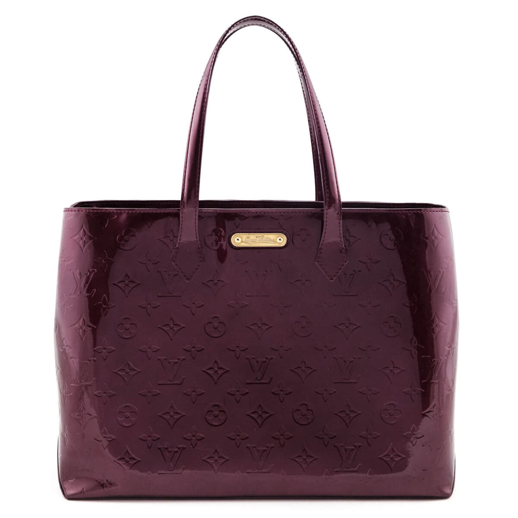 Louis Vuitton Rouge Fauviste Vernis Monogram Wilshire MM