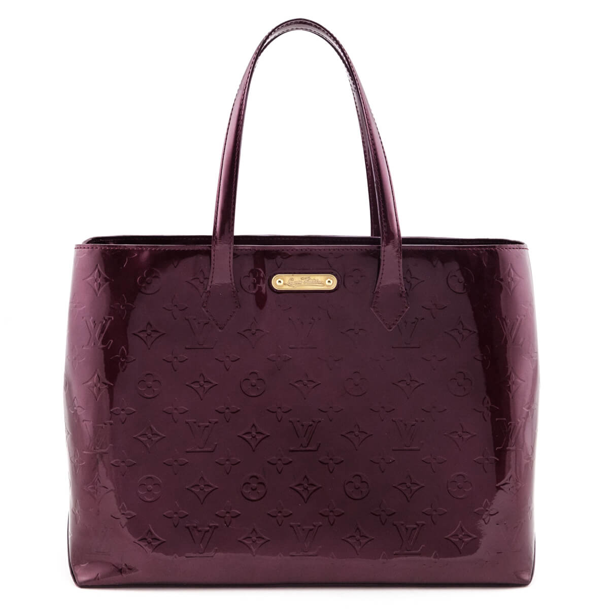 Louis Vuitton Rouge Fauviste Vernis Monogram Wilshire MM