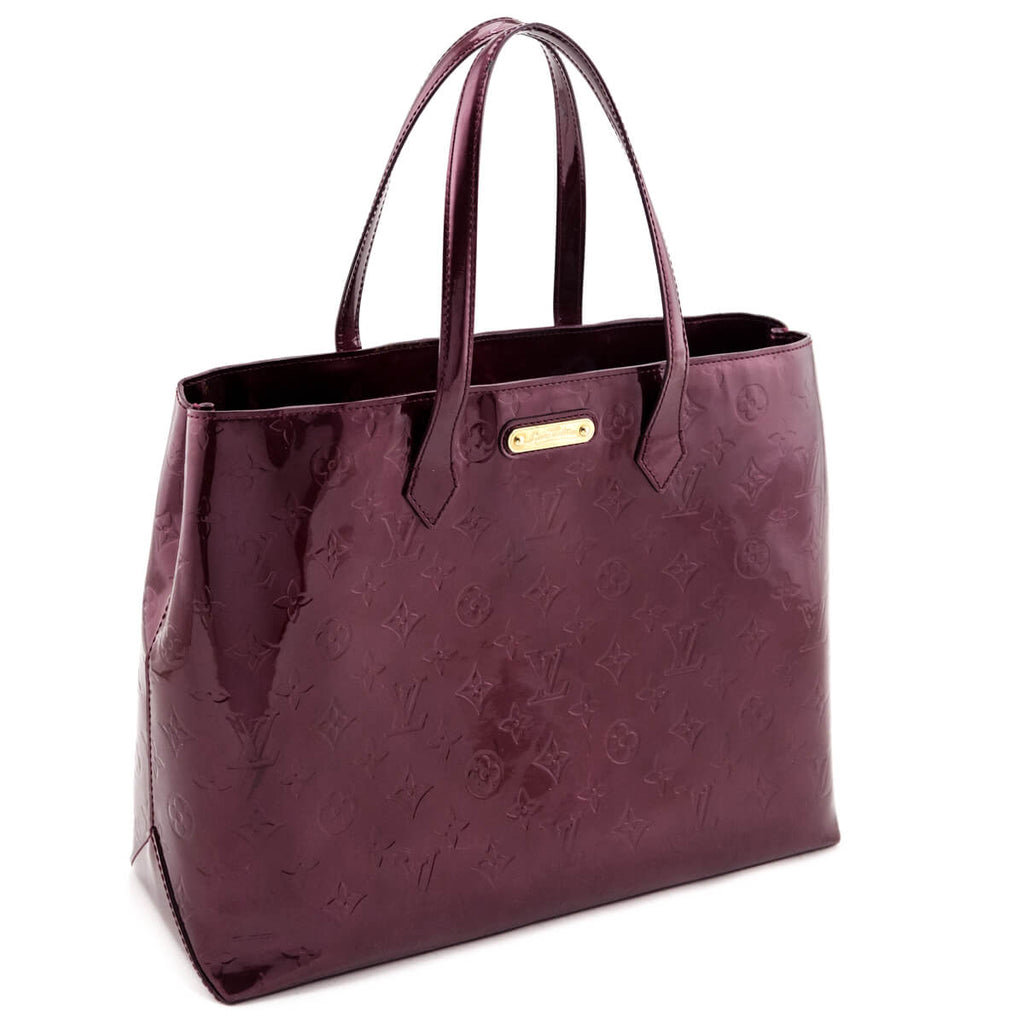 Louis Vuitton Rouge Fauviste Vernis Monogram Wilshire MM