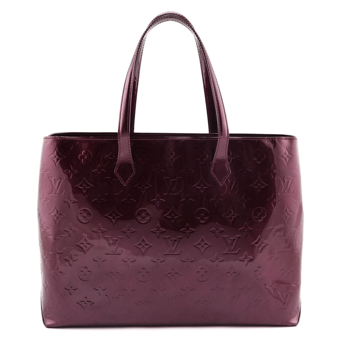 Louis Vuitton Rouge Fauviste Vernis Monogram Wilshire MM