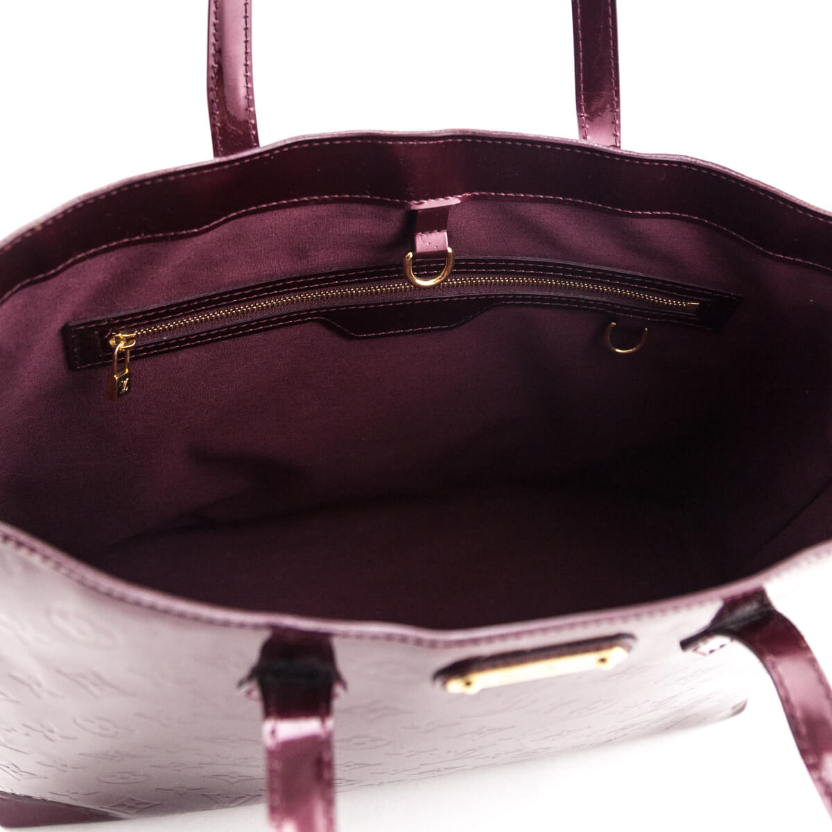 Louis Vuitton Rouge Fauviste Vernis Monogram Wilshire MM