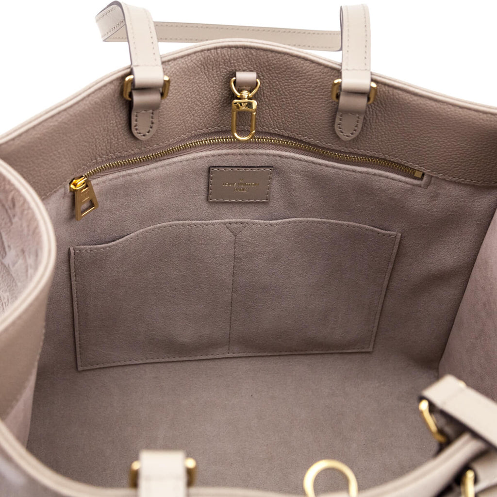 Louis Vuitton Tourterelle Monogram Giant Empreinte Onthego MM