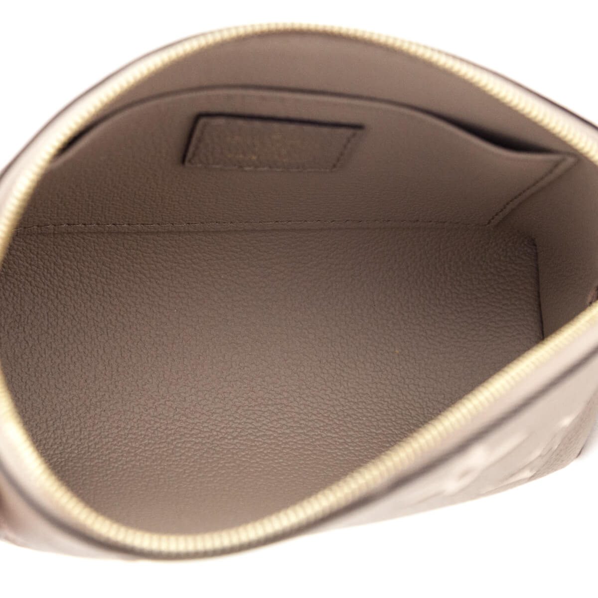 Louis Vuitton Tourterelle & Creme Empreinte Monogram Giant Cosmetic Pouch PM