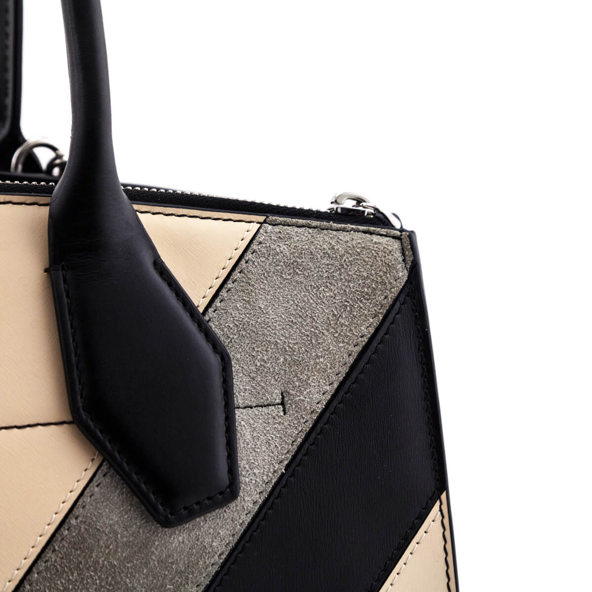 Louis Vuitton Tri-Color Calfskin & Suede Chevron City Steamer MM