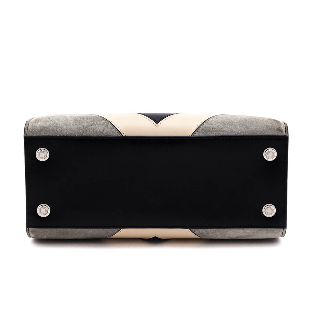 Louis Vuitton Tri-Color Calfskin & Suede Chevron City Steamer MM