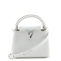 Louis Vuitton White Crocodilien Mat Capucines Mini
