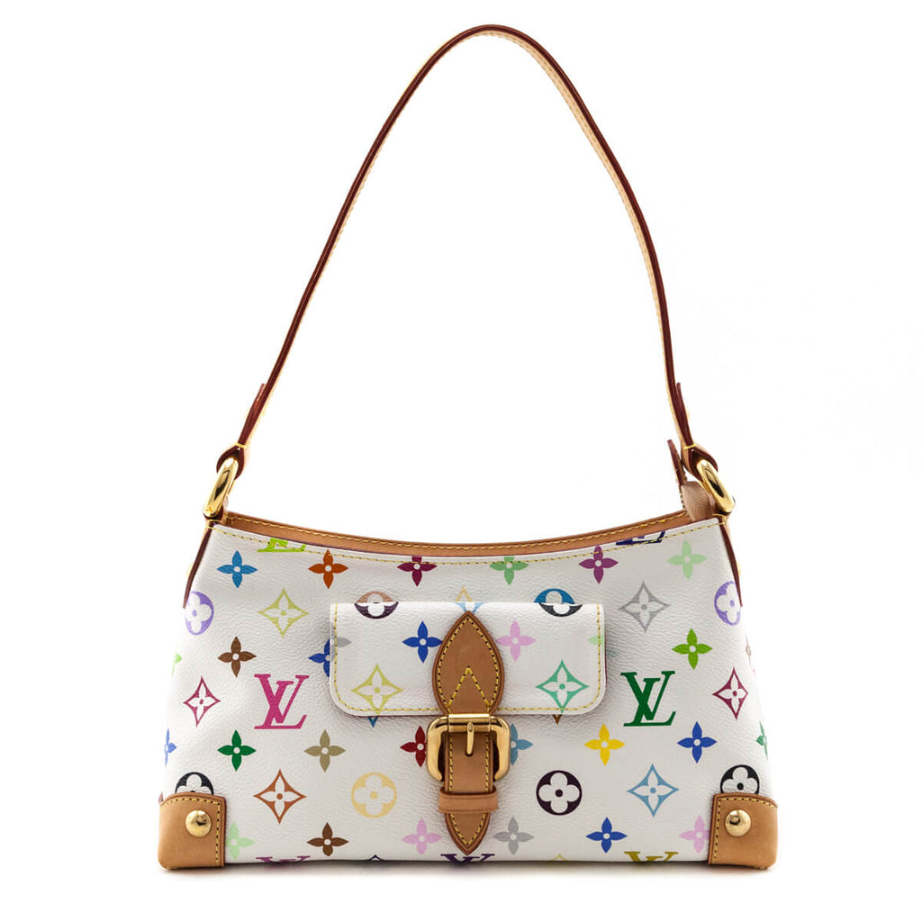 Louis Vuitton White Monogram Multicolore Eliza Bag