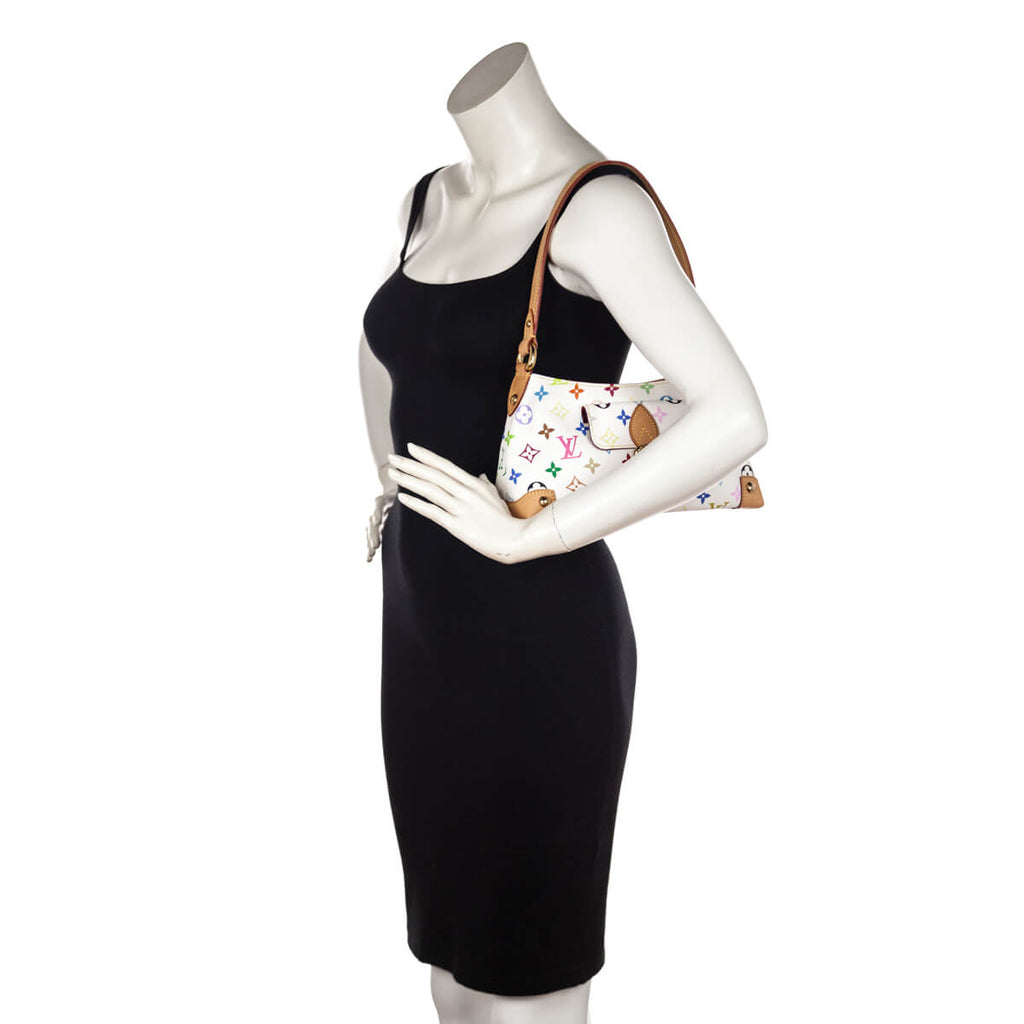 Louis Vuitton White Monogram Multicolore Eliza Bag