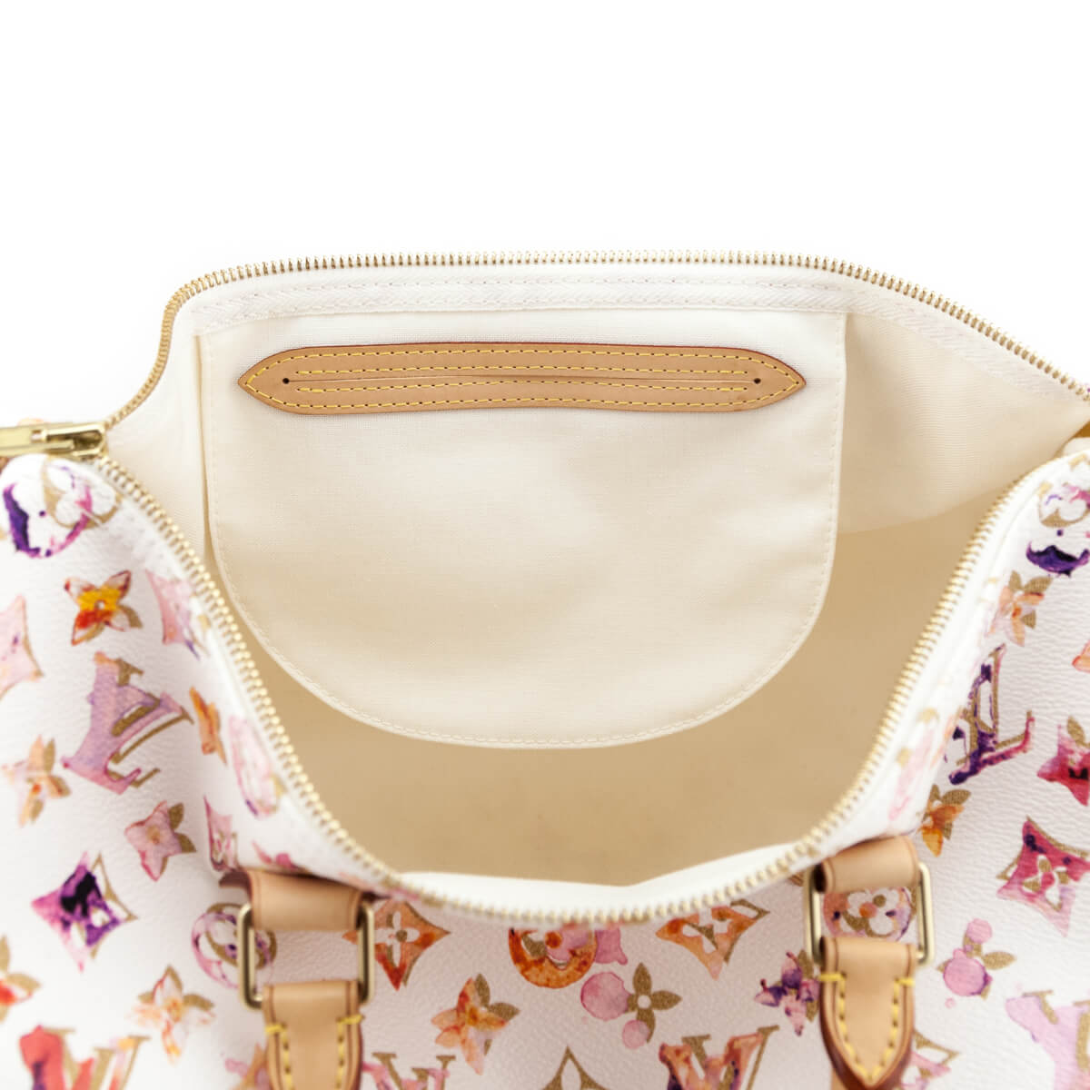 Louis Vuitton White Watercolor Aquarelle Speedy 35