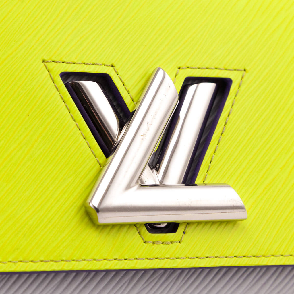 Louis Vuitton Yellow Purple Epi Twist Wallet