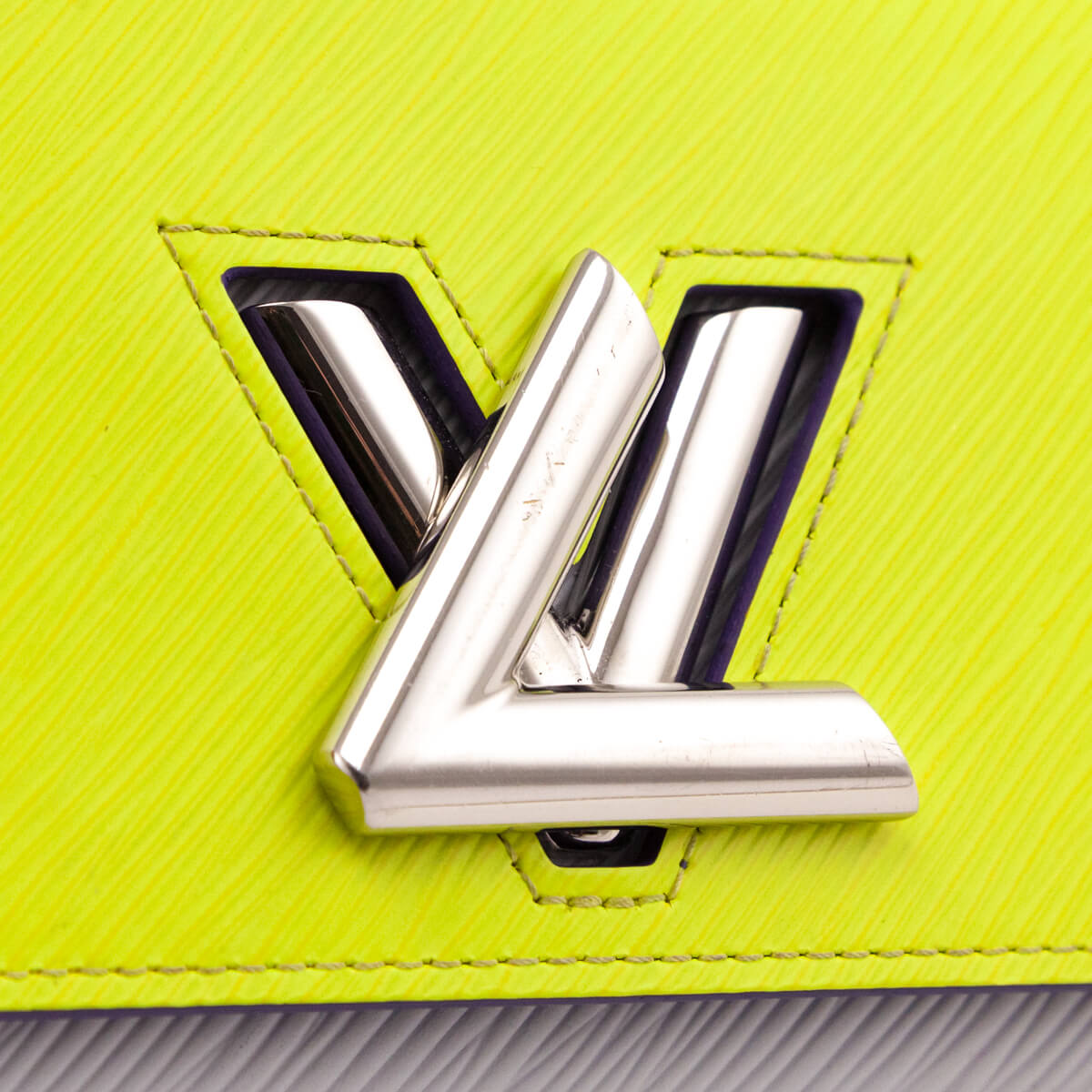 Louis Vuitton Yellow Purple Epi Twist Wallet