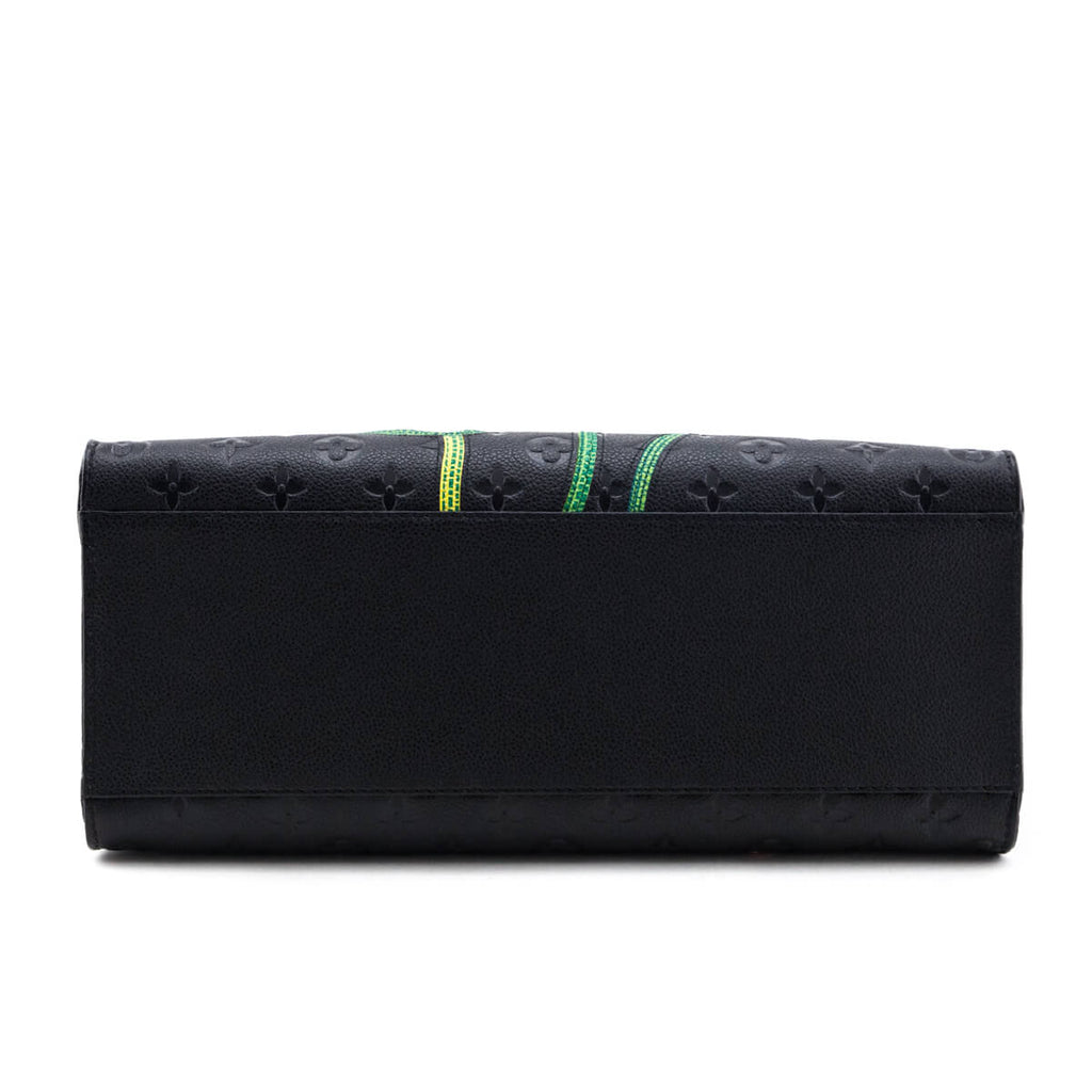 Louis Vuitton x Yayoi Kusama Black Monogram Empreinte Flowers OnTheGo MM