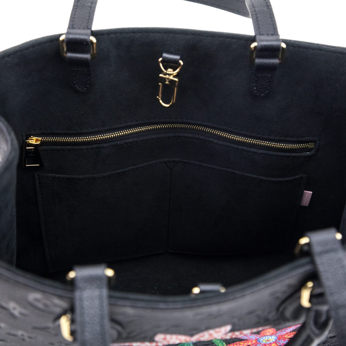 Louis Vuitton x Yayoi Kusama Black Monogram Empreinte Flowers OnTheGo MM
