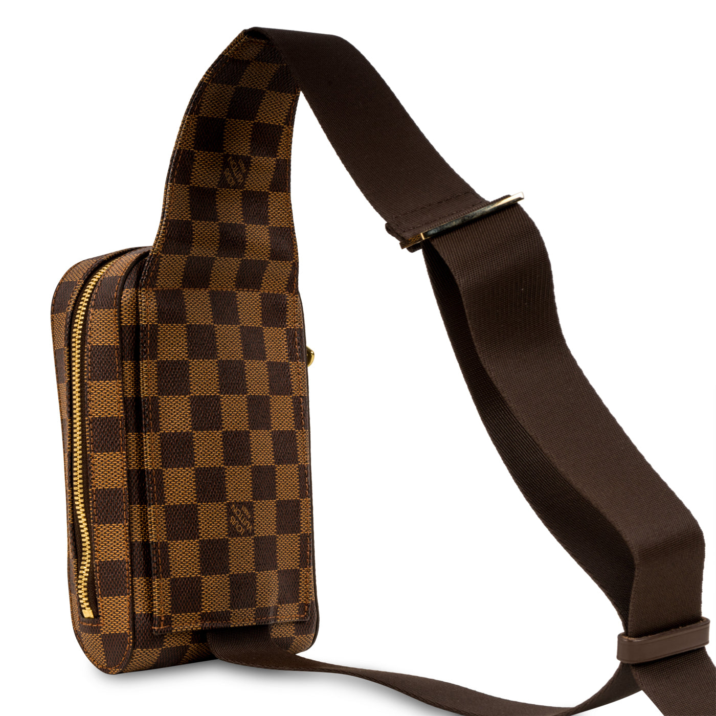 Louis Vuitton GÃ©ronimos - Damier Ebene - Brown Bum Bag