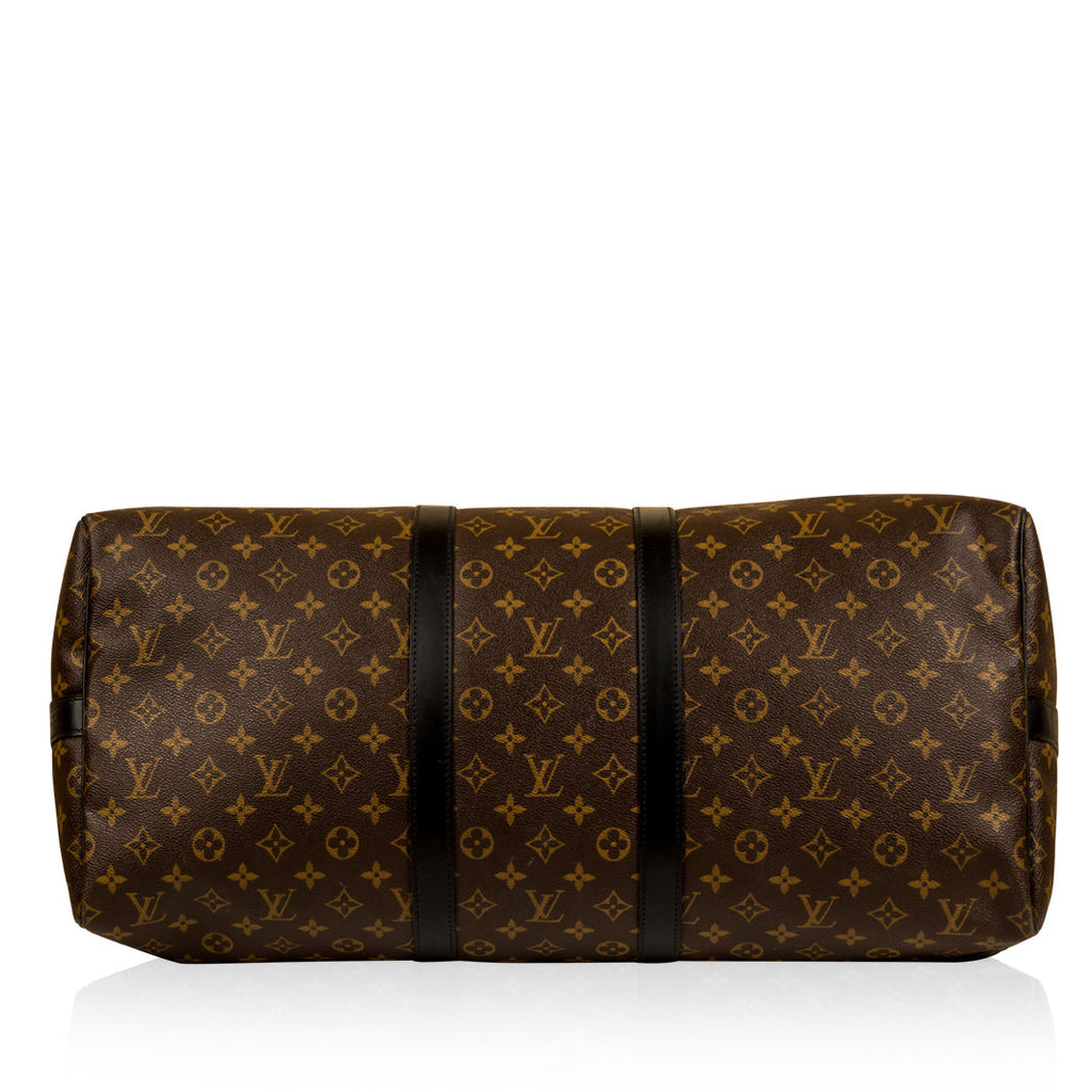 Louis Vuitton Keepall BandouliÃ¨re 55 - Monogram Macassar Canvas