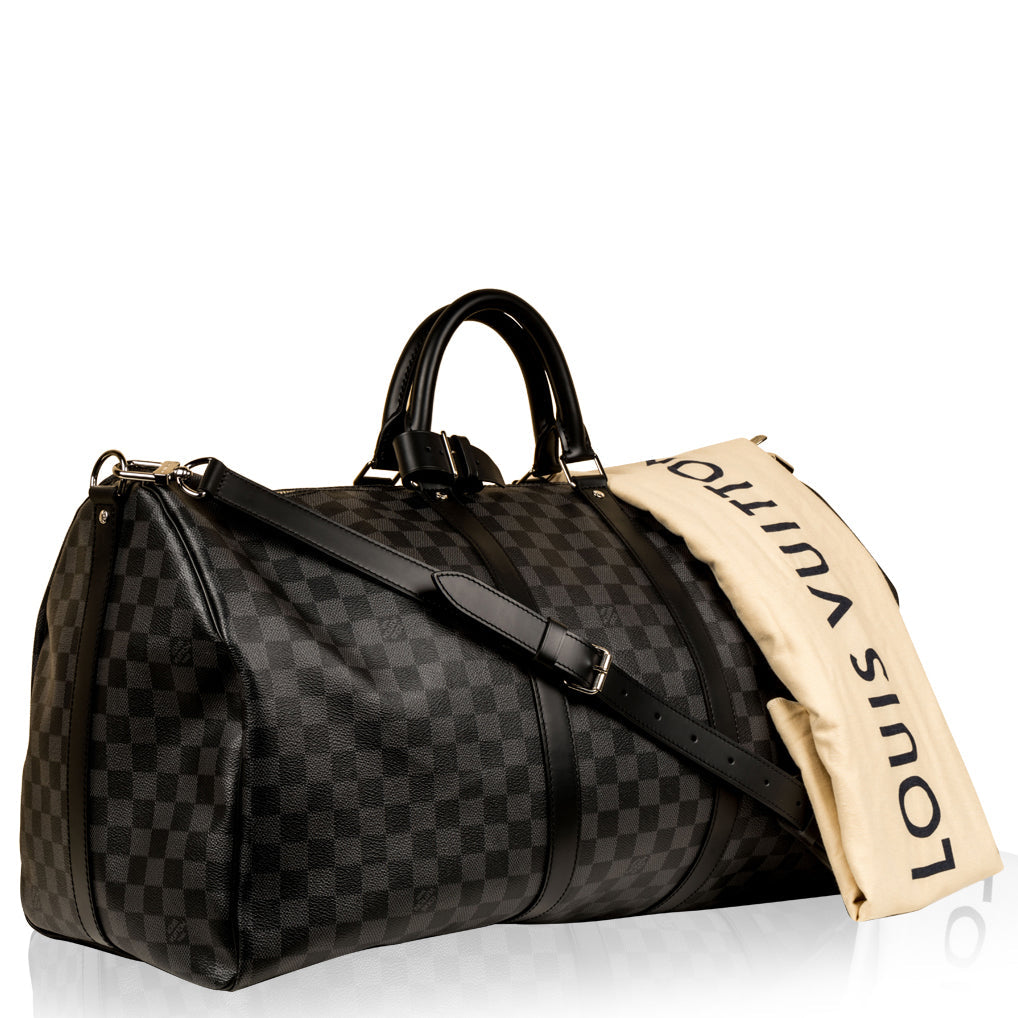 Louis Vuitton Keepall BandouliÃ¨re 55 - Damier Graphite