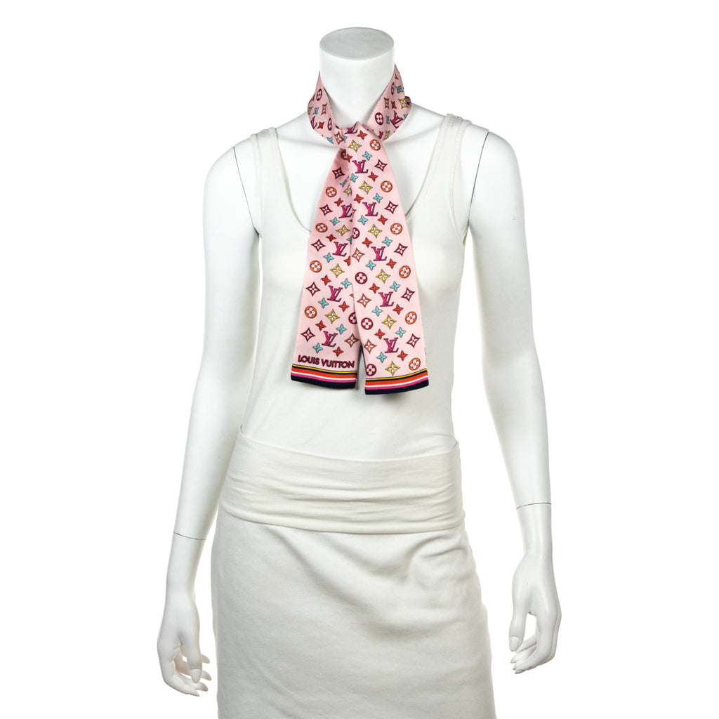 Louis Vuitton Damier Azur Pop Up Silk Bandeau
