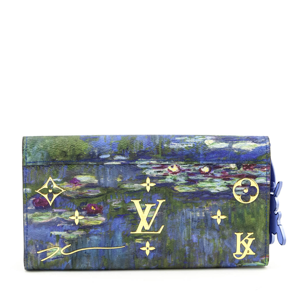 Louis Vuitton x Jeff Koons Masters II Water Lilies Sarah Wallet