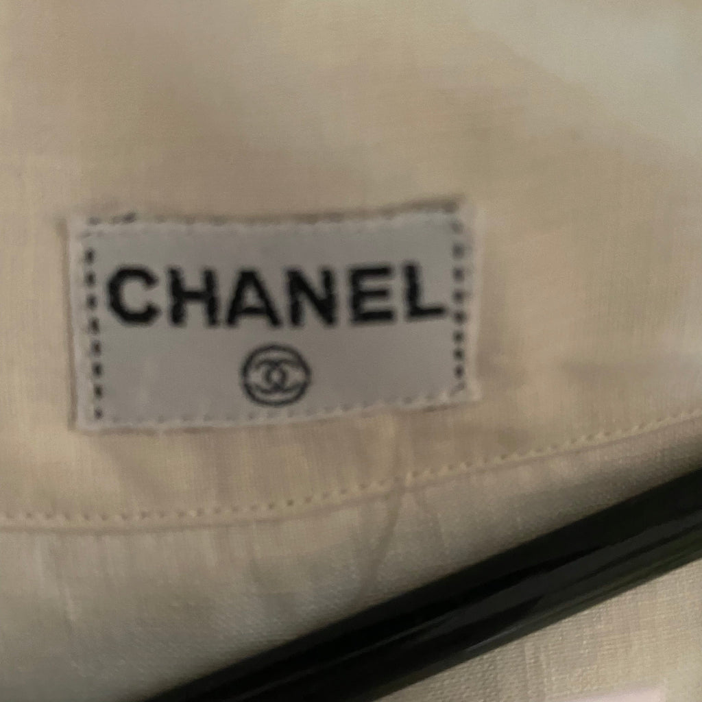 Chanel sleeveless shirt - S/M - 1990s
