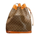 Celine vintage Triomphe canvas bucket bag - 1980s