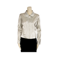 Chanel vintage silver cropped jacket - S - 1990s