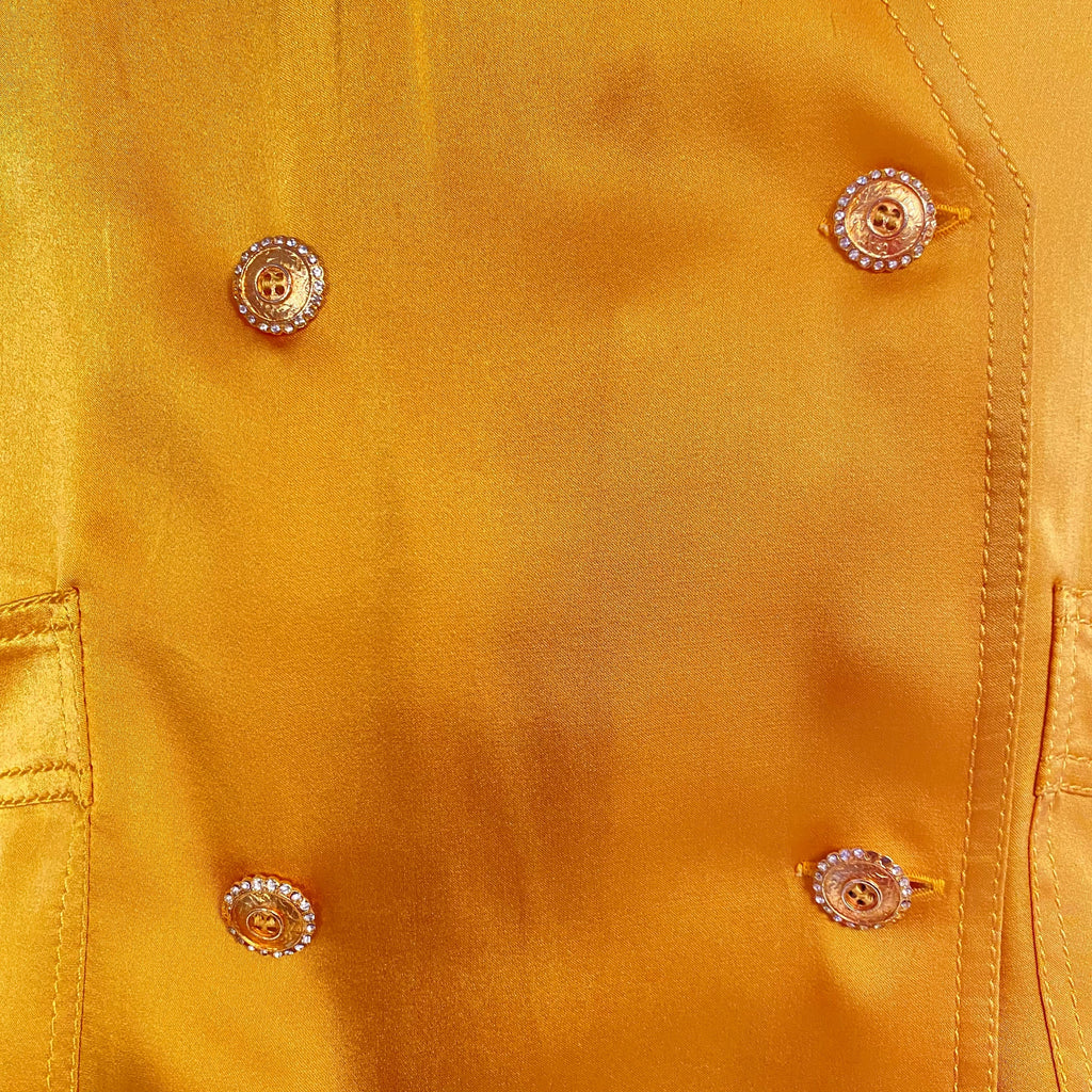 Chanel vintage silk skirt ensemble - S - 1990s