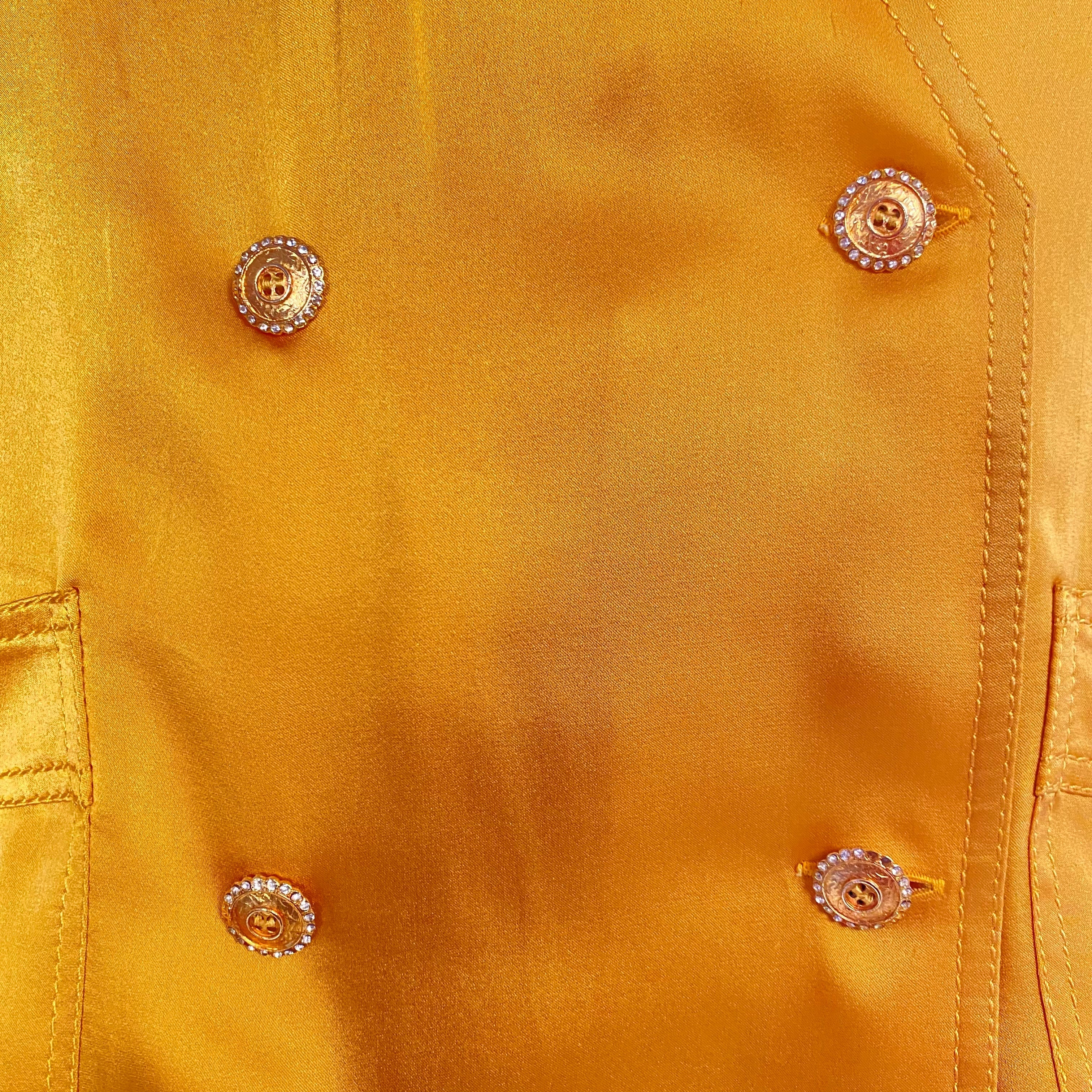 Chanel vintage silk skirt ensemble - S - 1990s