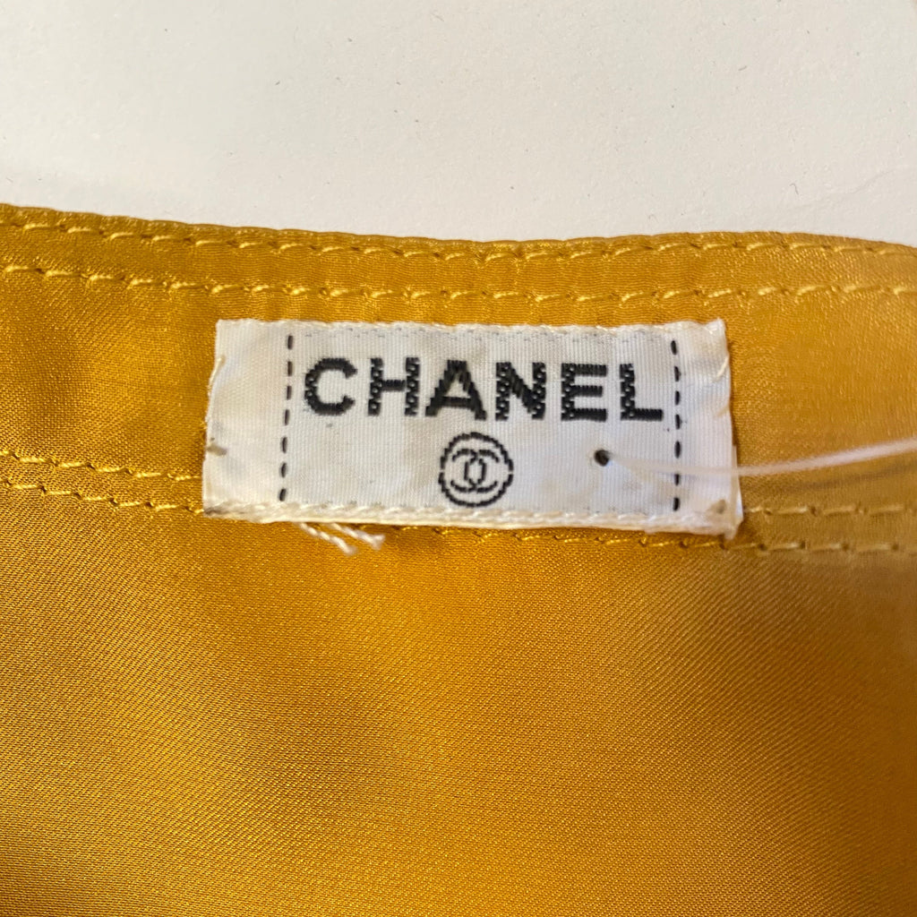 Chanel vintage silk skirt ensemble - S - 1990s