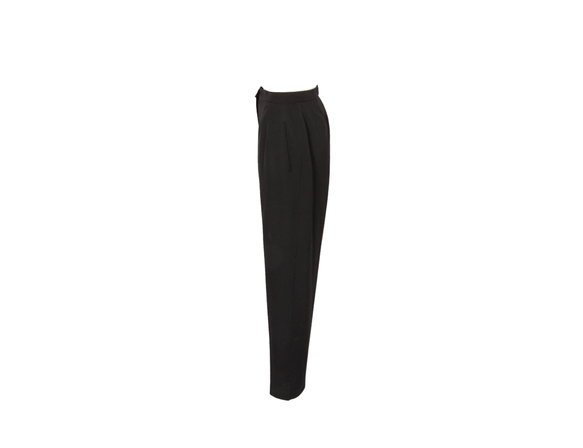 Chanel vintage wool black pants - M - 1990s